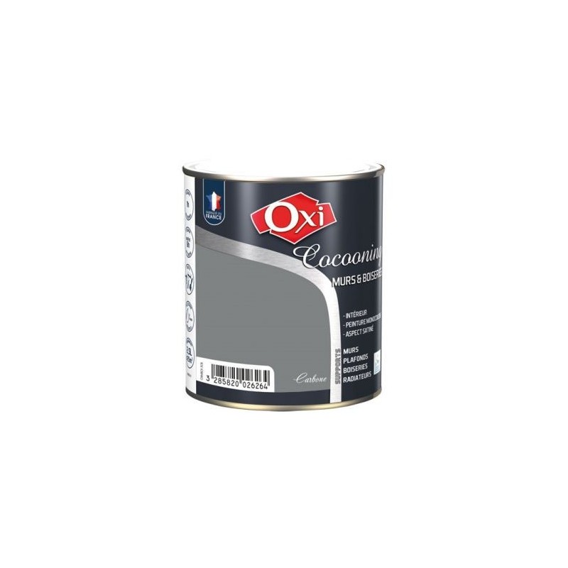 OXI Murs bois satin carbone 2.5L
