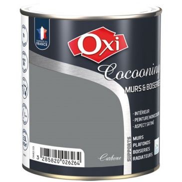 OXI Murs bois satin carbone 2.5L