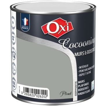 OXI Murs bois satin plomb 0.5L
