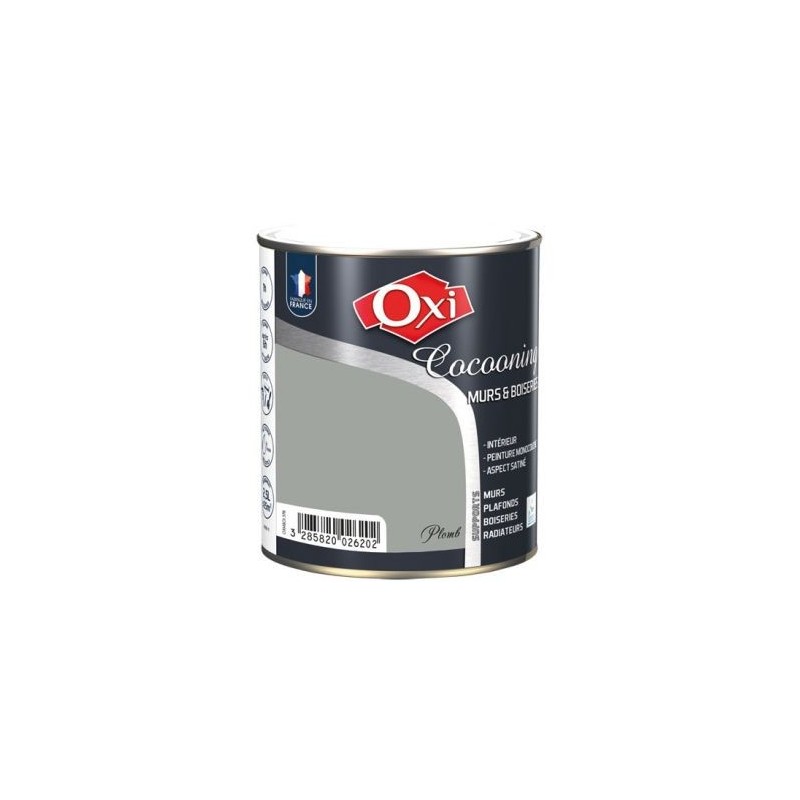 OXI Murs bois satin plomb 2.5l