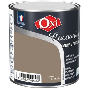 OXI Murs bois satin tourbe 0.5l