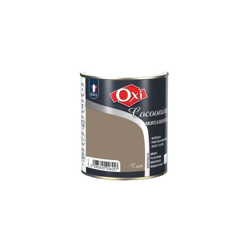 OXI Murs bois satin tourbe 2.5l