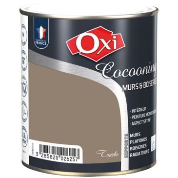 OXI Murs bois satin tourbe 2.5l