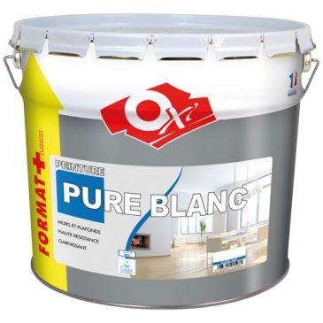 OXI Peinture blanc pur acryl.mat 10l