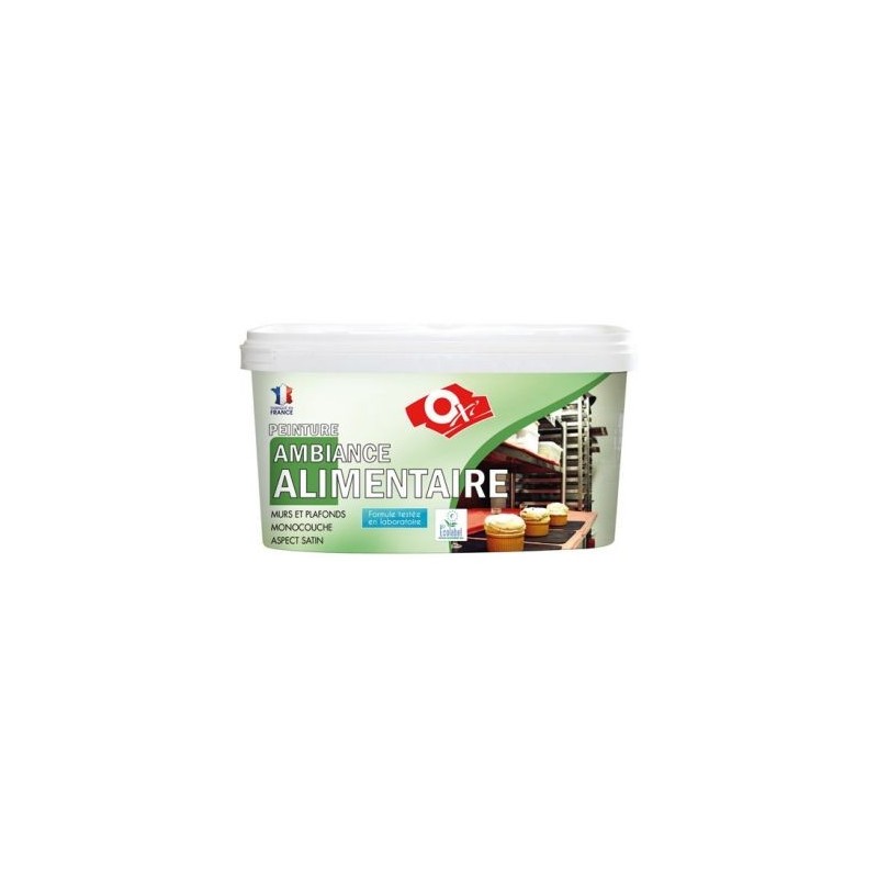OXI Peinture mur/plafond alimentaire blanc 2.5l