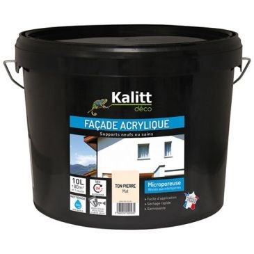 KALITT DECO Kalitt Façade acrylique ton pierre 10l