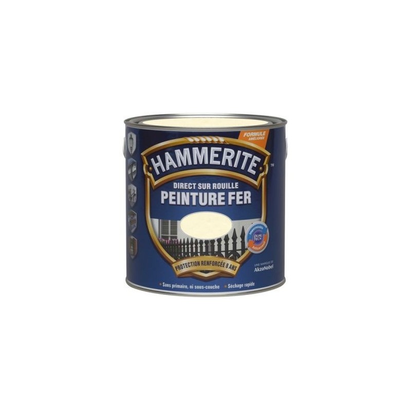 Julien Hammerite fer martelé 0.25l blanc