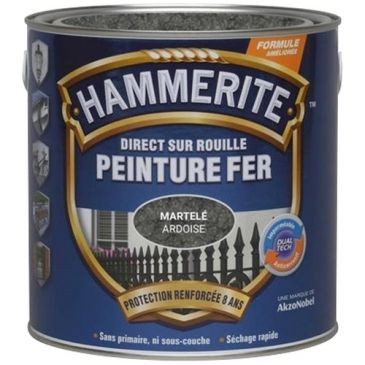 Julien Hammerite fer martelé 0.25l gris ardoise