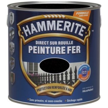 Julien Hammerite fer martelé 0.25l noir
