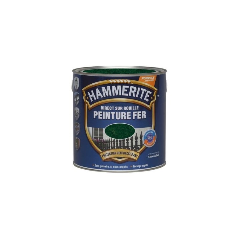 Julien Hammerite fer martelé 0.25l vert épicea
