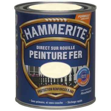Julien Hammerite fer martelé 0.75l blanc 070711