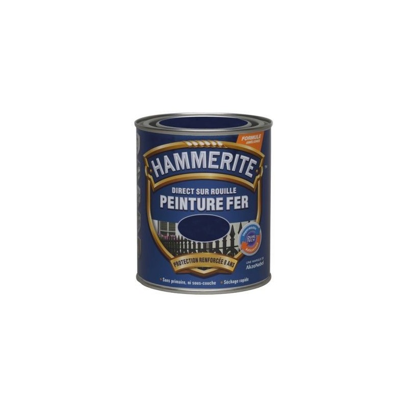 Julien Hammerite fer martelé 0.75l bleu nu070718