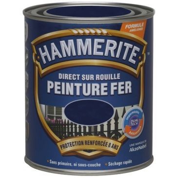 Julien Hammerite fer martelé 0.75l bleu nu070718