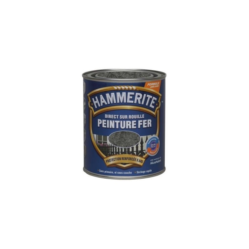 Julien Hammerite fer martelé 0.75l gris ardoise