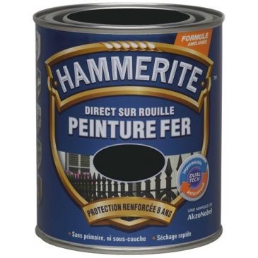 Julien Hammerite ferronnerie mat 0.750l noir 071120