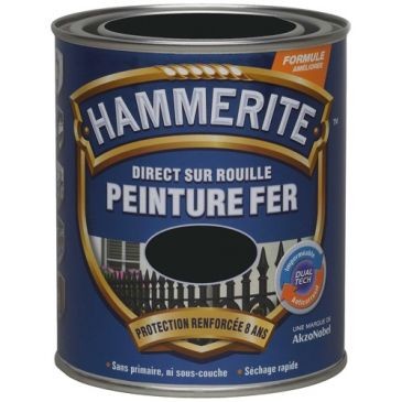 Julien Hammerite fer satiné 0l25 noir