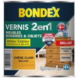 Bondex Vernis chêne clair brillant 250ml - Image 3