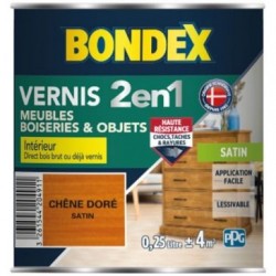 Bondex Vernis chêne doré satin 250ml - Image 3