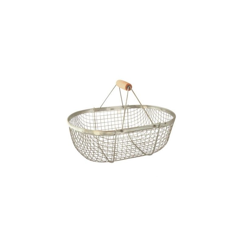 MASY Panier de récolte 15l galvanisé