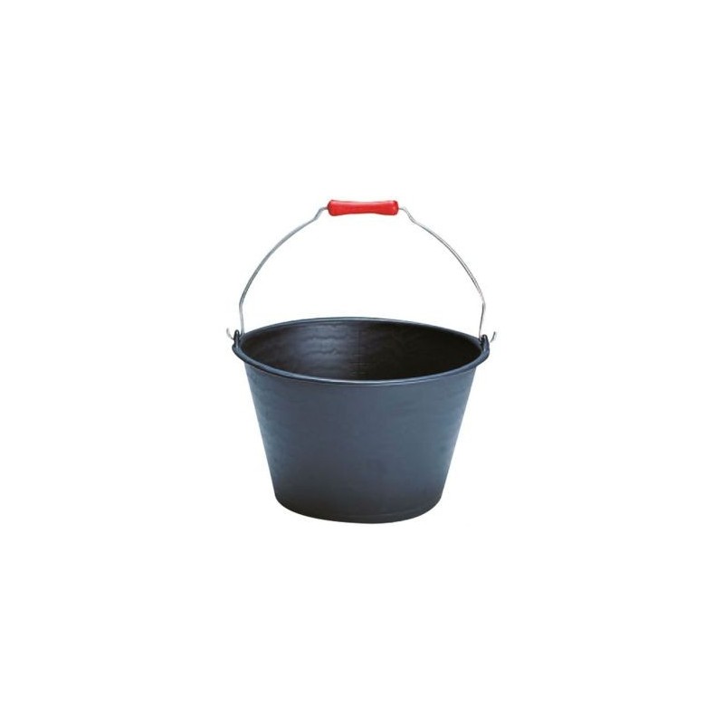 VINMER Seau agricole 16l noir avec anse