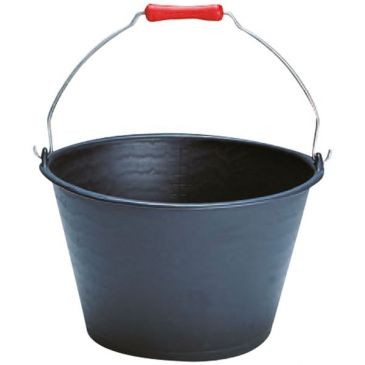 VINMER Seau agricole 16l noir avec anse