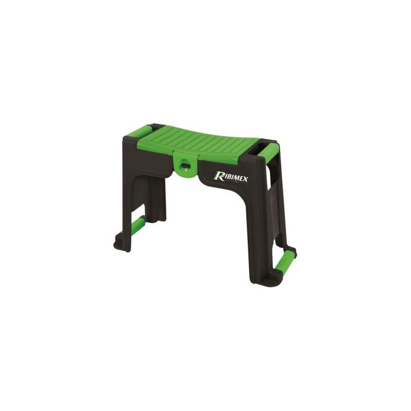 Ribimex Tabouret de jardin avec rangement/agenouilloir