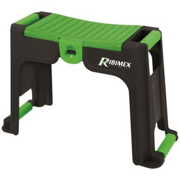 Ribimex Tabouret de jardin avec rangement/agenouilloir