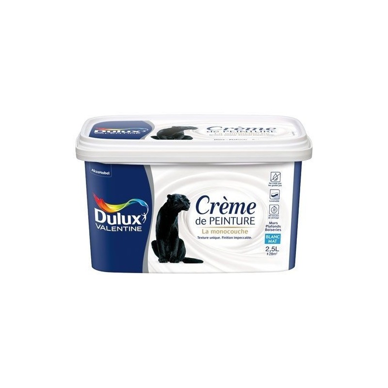 Dulux Valentine Valentine crème de peinture mat 2.5l