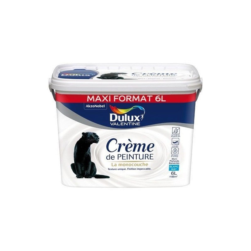 Dulux Valentine Valentine crème de peinture mat 6l