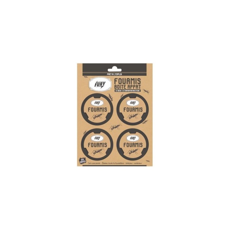 Fury Fourmis boites appat 10g x4