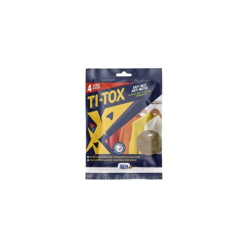 Riem Titox antimites geraniol 4 crochets