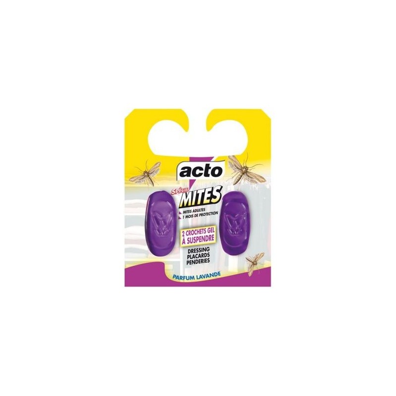Acto Acto crochet spécial mites textile x 2