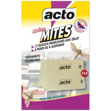 Acto Acto feuillets mites textiles sachet de 10