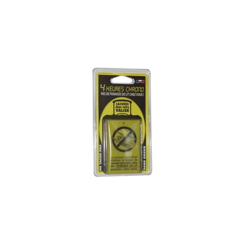 Tranquilleo Plaquette antipunaise de lit pour valise