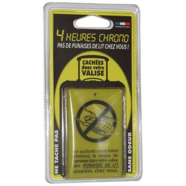 Tranquilleo Plaquette antipunaise de lit pour valise
