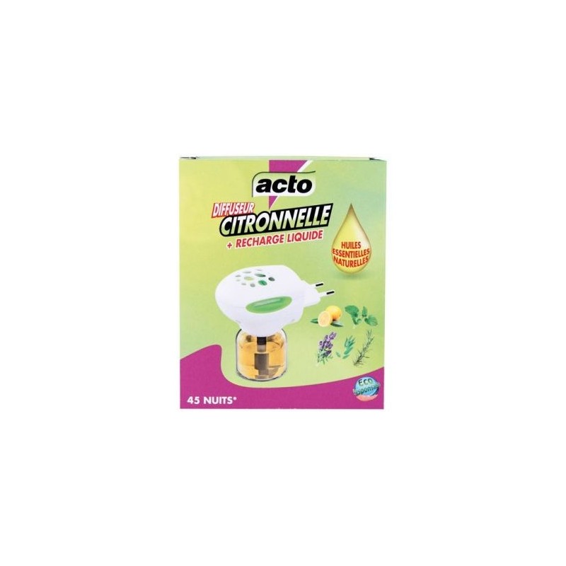 Acto Acto diffuseur electrique citronnelle