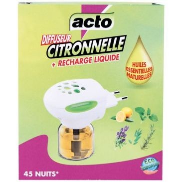 Acto Acto diffuseur electrique citronnelle