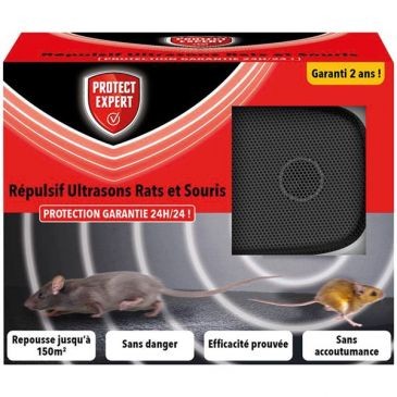 Protect expert Repulsif intermittent ultrason rats souris /nc