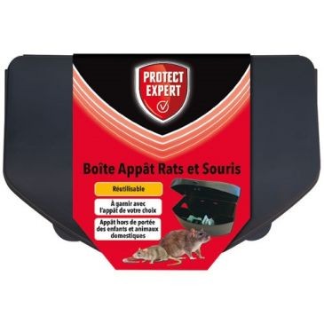Protect expert Boite appât tous rongeurs avec clé de fermeture /nc