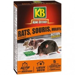 KB Home Defense Home defense rat souris mulot céréales 5x25g /nc - Image 3