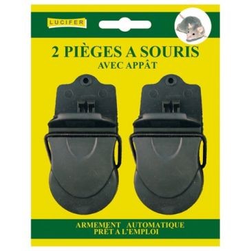 Lucifer piège à souris appâtés carte de 2