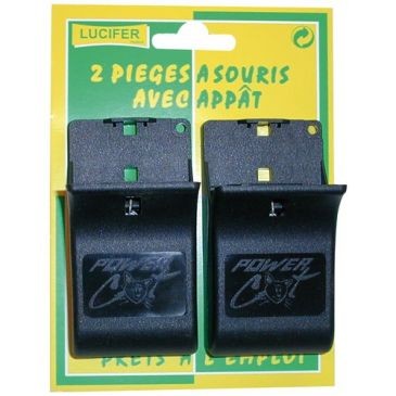 Lucifer piège à souris préappâtés carte de 2