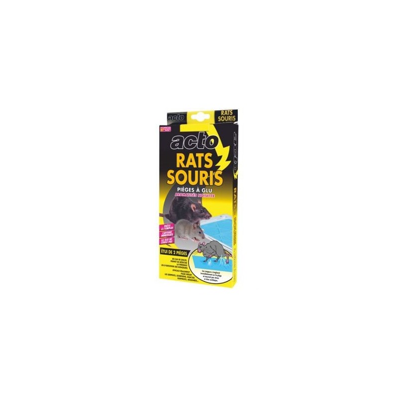 Acto Pièges à glu rats souris aromatisés noisette