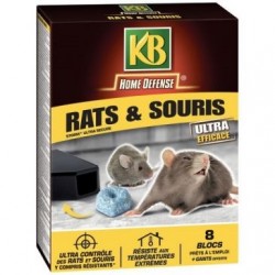KB Home Defense Rat souris blocs 200g (8x25g) /nc - Image 3