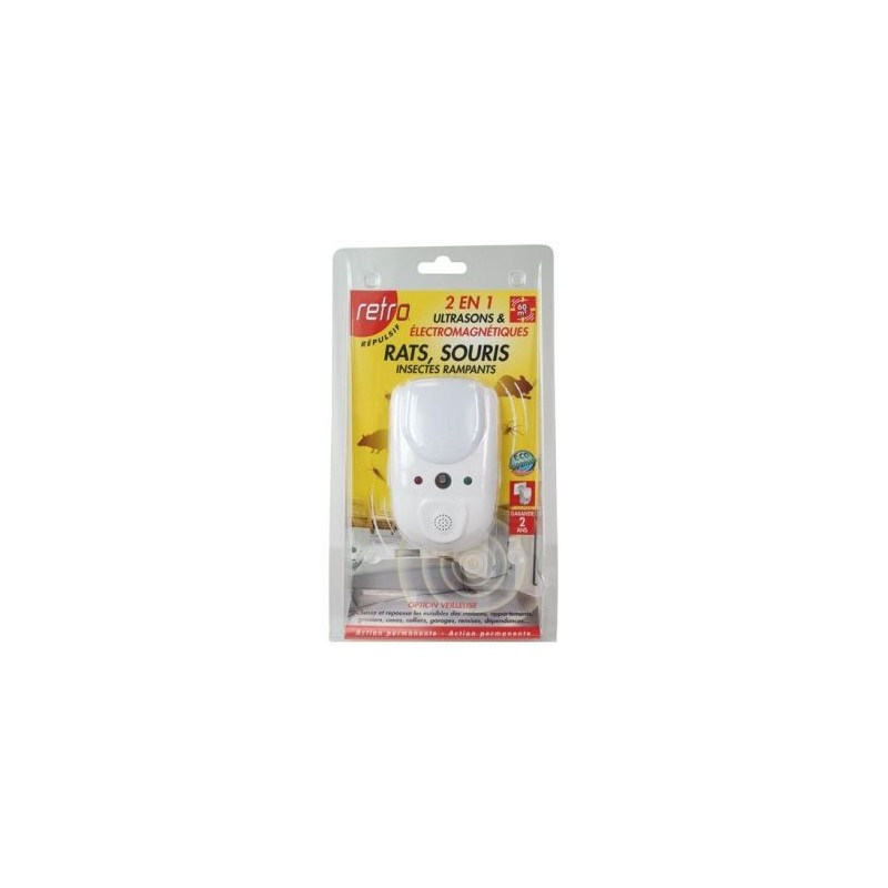 RETRO Retro ultrason et ondes electromagnet.rats souris insectes
