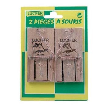 Lucifer Tapette à souris x2 sur blister