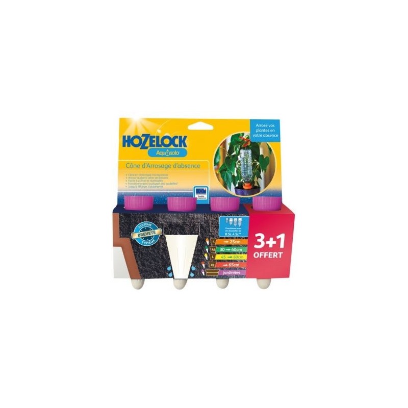 HOZELOCK Cône arrosage ceramic Aquasolo violet x4 spé jardi