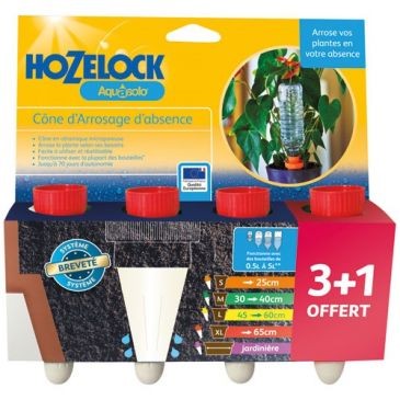 HOZELOCK Cône arrosage ceramique Aquasolo rouge x4 blister