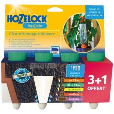 HOZELOCK Cône arrosage ceramique Aquasolo vert x4 blister
