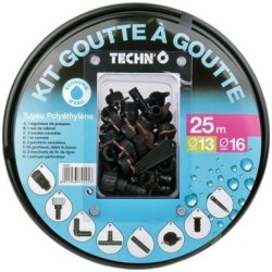 Kit goutte à goutte d.13x16mm 25m